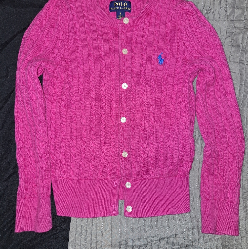 ***LITTLE GIRLS RALPH LAUREN SWEATER SIZE 6